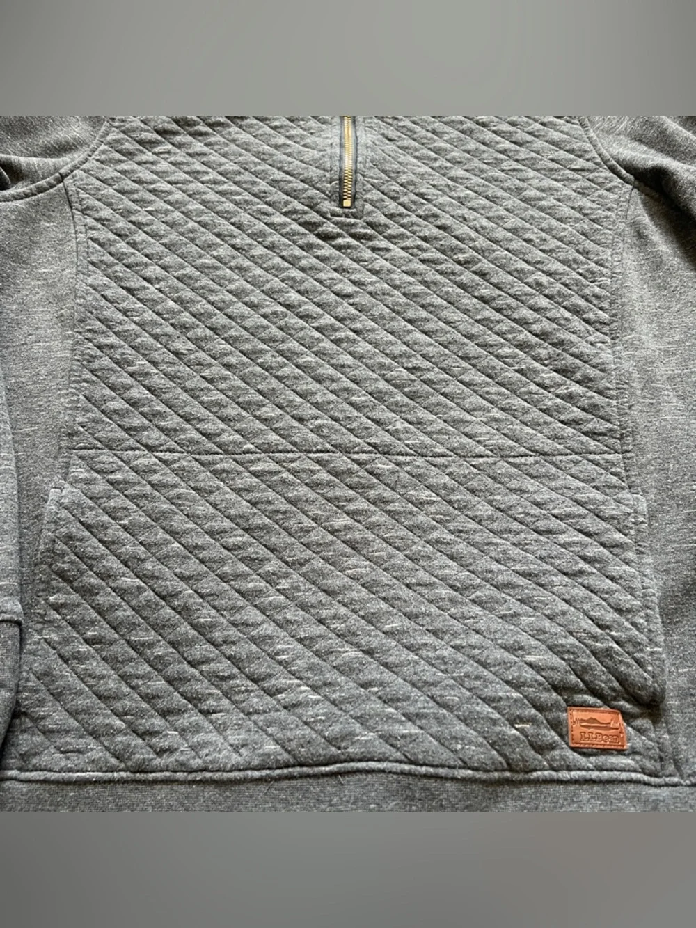 L.L. Bean Quarter Zip Sweater Outdoor Sporty Performance Athleisure Preppy Sz XL